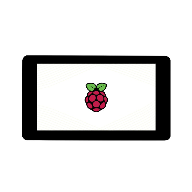 7-1 Waveshare 7" Capacitive Touch Display for Raspberry Pi - 800x480 Resolution, MIPI DSI Interface Screen, Multi-Touch Driver-Free Panel Monitor - Image 1