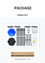 EFT E610P 10L Agriculture Spraying Hexacopter Drone Frame Kit with Integrated Camera Mount & Spraying System - Image 2