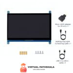 Waveshare 7-Inch HDMI Capacitive Touch Screen LCD (C) – 1024×600, IPS Panel, Low Power, Supports Raspberry Pi & Windows PC (Rev 4.1) - Image 3