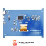7-Inch HDMI Capacitive Touch Screen TFT LCD Monitor – 1024×600, Dual Touch Ports, Support for Raspberry Pi 4B/3B+/3B & Windows PC (Rev 3.1) - Image 2