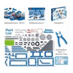 Banbao 56-in-1 Science Education Simple Machines Building Blocks Kit (293 Pieces) | STEM Robotics & Mechanics Starter Set for Kids Ages 6-14 | Educational Construction Toy for School Labs & DIY Learning - VP0052 - Image 5